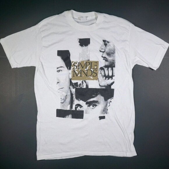 Simple Minds 1985–86 World Tour Shirt – Vintage Rock Band Tee – Retro Concert 87 - Picture 1 of 5